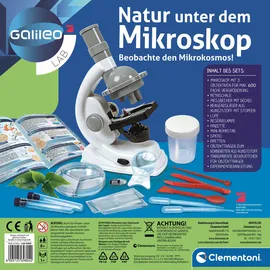 CLEMENTONI Natur unter dem Mikroskop (Experimentierkasten)