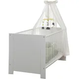 VCM ebuy24 Kinderbett Olja (70 x 140 cm, | Weiß