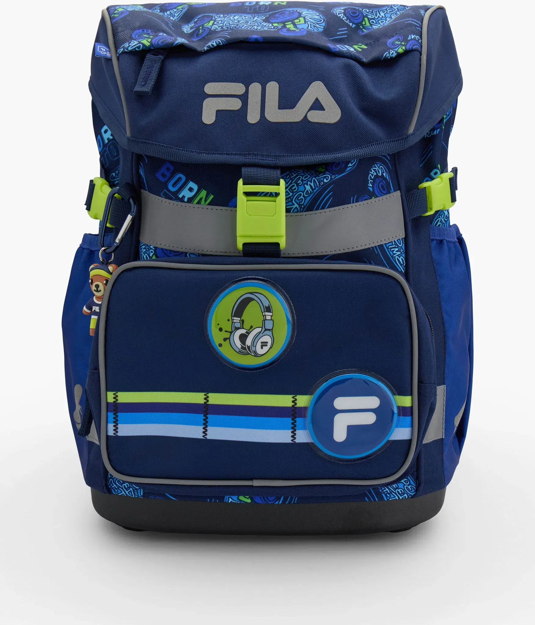 FILA  Rucksack Dunkelblau, Kinder, Größe: ONE SIZE, Material: Textil,Polyester,Synthetik - FILA  Rucksack Dunkelblau, Kinder, Größe: ONE SIZE, Material: Textil,Polyester,Synthetik - man - Dunkelblau
