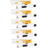 CutX 5x CUTX MULTICUT MAX X6060 Cuttermesser Sicherheitsmesser mit autom. Klingenrückzug