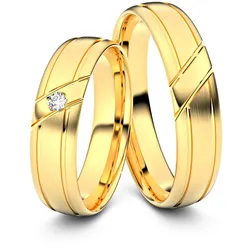 Trauringe Lippstadt 333er Gelbgold - 0461