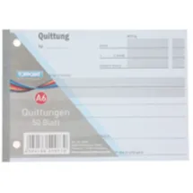 Stylex Quittungsblock 50 Blatt DIN A6 Weiß