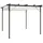 vidaXL Pergola mit Versenkbarem Dach 3 x 3 m cremeweiß