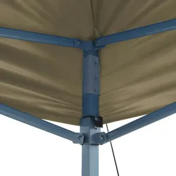 vidaXL Faltzelt Pop-Up 3x4,5 m Cremeweiß