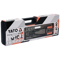 Yato Profi Rohrpresszange 4-teilig für Aluminium-Verbundrohre PEX-AL-PEX, 16-26mm, TH- und U-Kontur, Presszange Verbundrohrzange