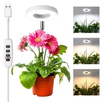 Ceboic Pflanzenlampe LED Vollspektrum, 48 LEDs Pflanzenlicht für Zimmerpflanzen, Pflanzenleuchte mit Timer 3/9/12Hrs, 3 Lichter Modi, 10 Stufen Dimmbar, Höhenverstellbar Grow Lampe für pflanzen
