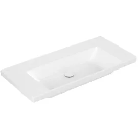 Villeroy & Boch Subway 3.0 100x47cm, eck., o. HL/o ÜL, weiß C-plus
