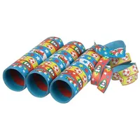 amscan® amscan 350233 3 Luftschlangen Raketen - Sterne 14 x 400 cm