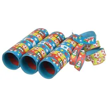 amscan® amscan 350233 3 Luftschlangen Raketen - Sterne 14 x 400 cm