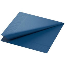Duni Papierserviette »Duni Zelltuch Servietten Cocktailserviette, 24cm x 24cm 250 St.« blau