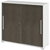 Röhr-Bush Röhr Schiebetürenschrank objekt.plus, Holz, abschließbar, 120 x 110,5 x 40cm, quarzit