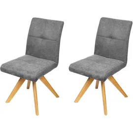 Home Affaire Drehstuhl Ida Polyester grau