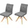 Home Affaire Drehstuhl Ida Polyester grau