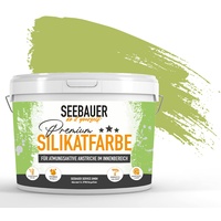 SEEBAUER diy® Silikatfarbe Grün für Innen (No. 727 Wild Jungle 300 ml) Mineralfarbe Grüntöne hohe Deckkraft