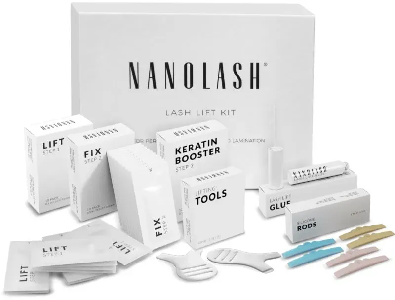 Nanolash Lash Lift Kit Set für das Lifting und die Laminierung der Wimpern