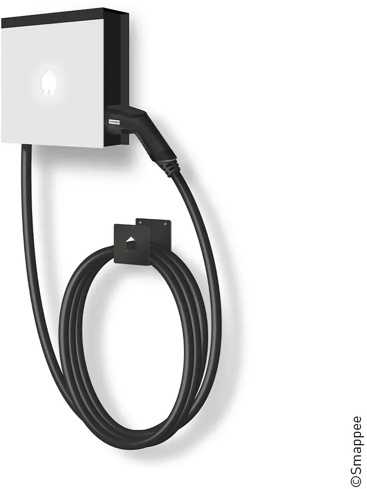 Smappee EV Wall - Typ 2 - 8 meter Kabel - 22 kW- 3-Phasen - 32A - Typ 2 - Wallbox-EVWC-CBR-W-P1-4G