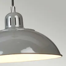Elstead Lighting Franklin 1-flammig 30 cm grau