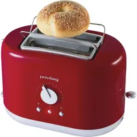 Privileg Toaster PT2870RPH, 2 kurze Schlitze, 870 W rot