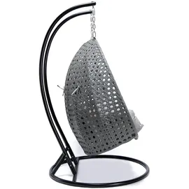 Home Deluxe Hängesessel Twin grau