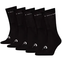 Head Unisex All Sports Crew Sock, Schwarz, 39-42