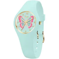 ICE-Watch ICE fantasia Butterfly bloom - Blaue Mädchenuhr mit Plastikarmband - 021953 (Extra small)