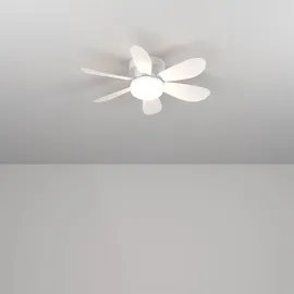 EGLO LED Deckenventilator 52 cm Deckenventilator Weiß