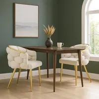 Hti-Living Esszimmerstuhl Alsen Gold / Beige