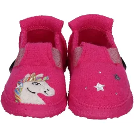 Nanga Unicorn Hausschuh Slipper glitzer himbeere