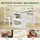 SoBuy Kindersitzgruppe KMB60 80 x 66 x 50 cm Kiefer weiß