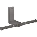 Axor Universal Rectangular Toilettenpapierhalter doppelt - Brushed Black Chrome