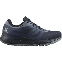 SALOMON Damen Trailrunningschuhe TRAILSTER 2 GTX, Blau/Dunkelblau/Schwaz/Grau, 36