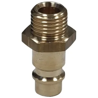 KLASEBO® Druckluftkupplung, Druckluft Stecker 1/4 Zoll Aussengewinde
