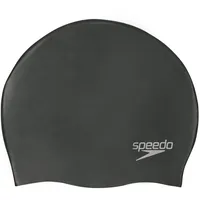 Speedo Badekappe Silicon Moulded Cap, schwarz/weiß, 8709840001