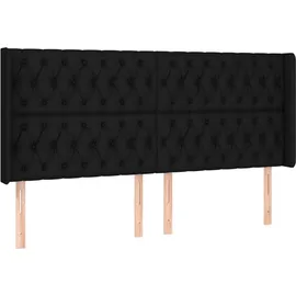 vidaXL Boxspringbett 180 x 200 cm Schwarz