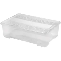 Heidrun TEX-BOX MIT DECKEL + KLICKVERSCHLUSS, 28 Liter, Lagerbox