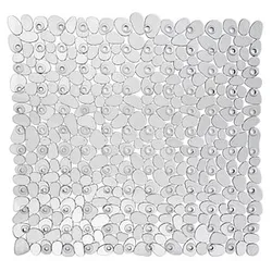 WENKO Duschmatte Paradise silber 54,0 x 54,0 cm
