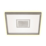 Briloner LED Panel Geo nickel-matt 42,3 x 42,3 cm mit Backlight warmweiß