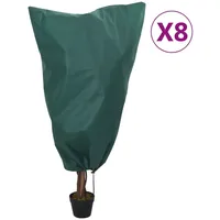 VidaXL Wintervlies mit Kordelzug 8 Stk. 70 g/m2 0,8x1