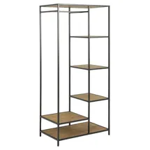 Actona Seaford Garderobe 77 x 165 x 45 cm braun