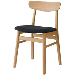 Esszimmerstuhl HAMMEL FURNITURE "Findahl by Hammel Mosbøl", , eiche geölt, eiche geölt, B:48cm H:79cm T:46cm, Massivholz, Stoff, Stühle, Massivholz, gepolsterte Sitzfläche, versch. Farbvarianten