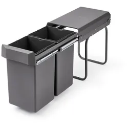 Double deluxe, Abfallsammelsystem, anthrazit 8011012