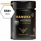 maorika Manuka Honig MGO 550+ mit Kurkuma 250 g