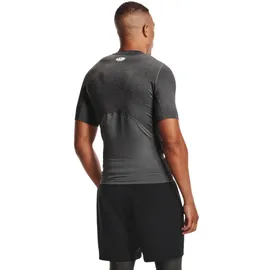 Under Armour HeatGear kurzarm Funktionsshirt Herren carbon heather S