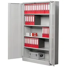 Gürkan Aktenschrank 120 x 42 x 195 cm grau