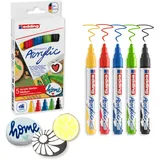 edding 5100 Acrylmarker medium 5er-Set sortiert basic