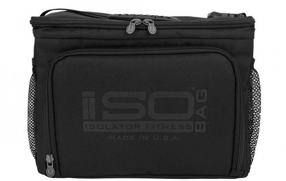 Isolator Fitness ISOBAG - Mahlzeit-Sporttasche für 6 Lebensmittel (1 St., Blackout)