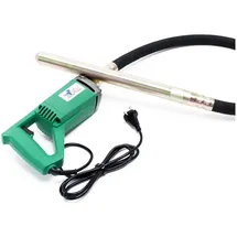 Wiltec Elektro Einhand Betonrüttler 800 W mit Ø 35 mm Rüttelflasche und 200 cm Schlauchlänge
