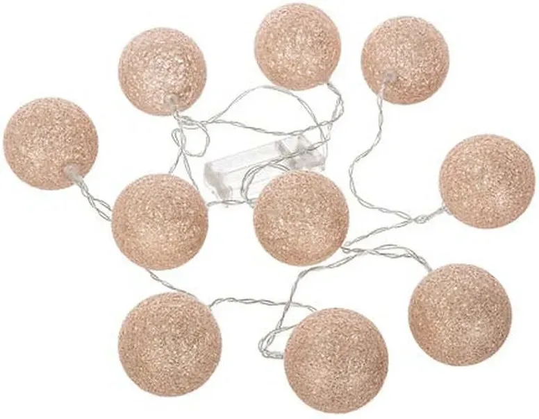 5Five LED-Girlande 10 Kugeln