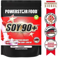 PowerStarFood Sojaprotein Erdbeere Pulver 1000 g