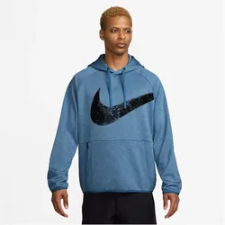 NIKE Therma-FIT Fitness Hoodie Herren 429 - aegean storm/aegean storm/black S